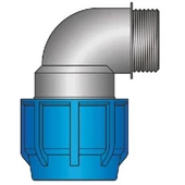 Blue Line könyök külső menettel
