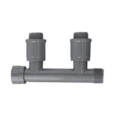 Rain Bird PVC szelepakna elosztó - dupla T idom 1" bm x 2 kimenet 1" km x 1" km